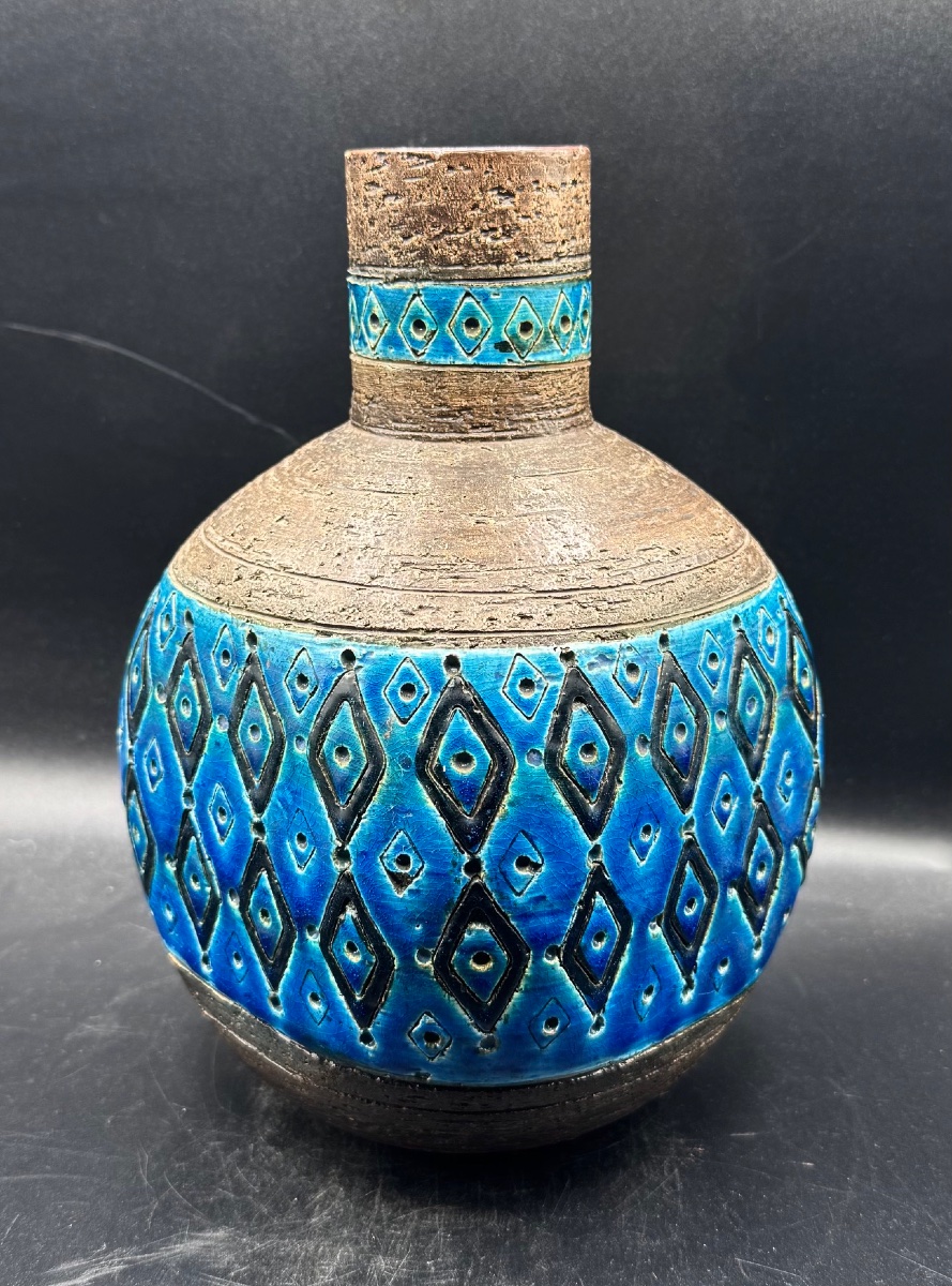 Aldo Londi Bitossi - Glazed Ceramic Vase-photo-2