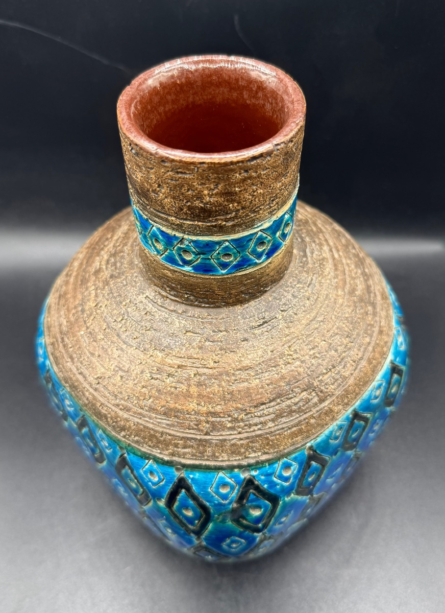 Aldo Londi Bitossi - Glazed Ceramic Vase-photo-3