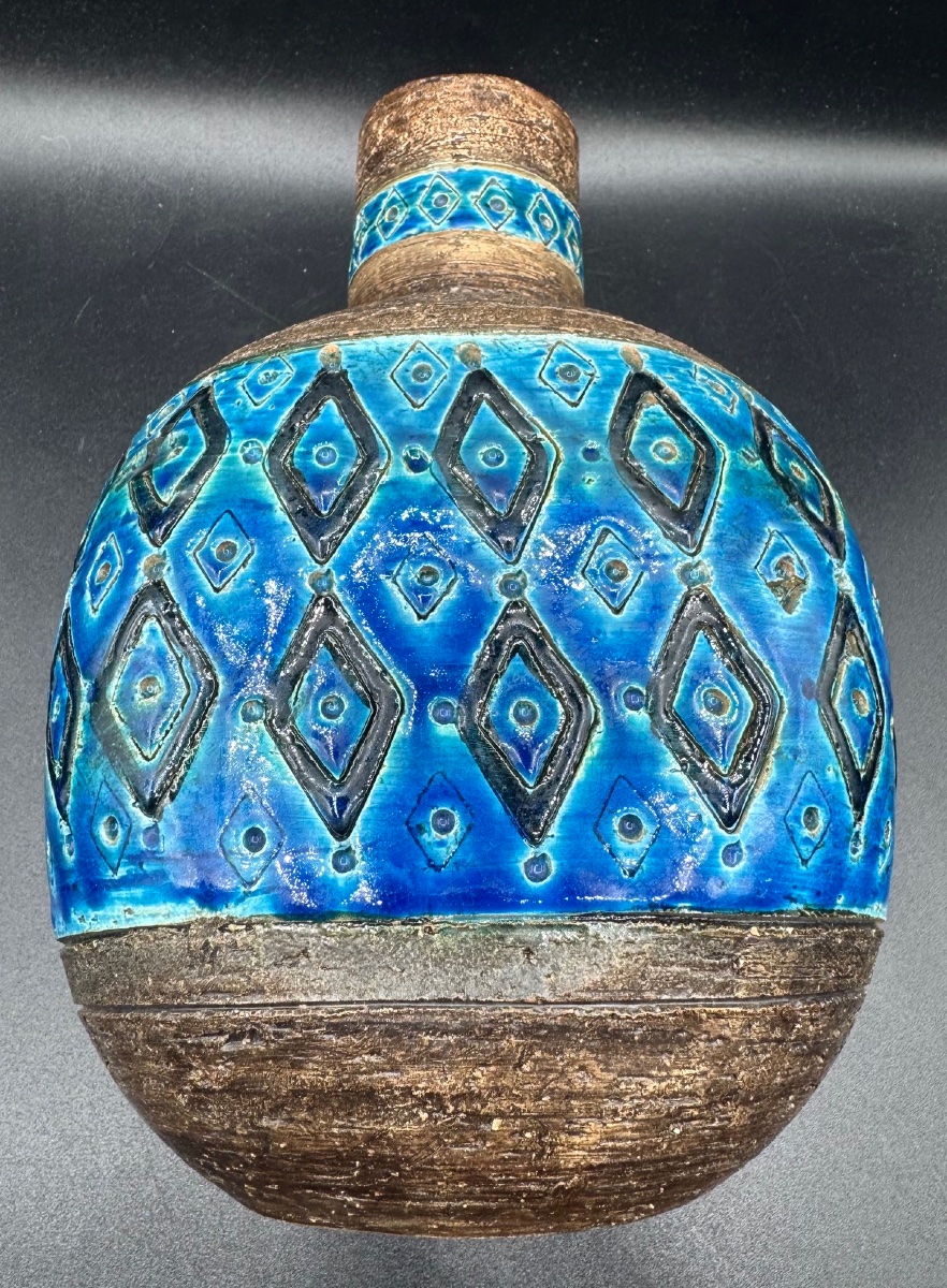 Aldo Londi Bitossi - Glazed Ceramic Vase-photo-4