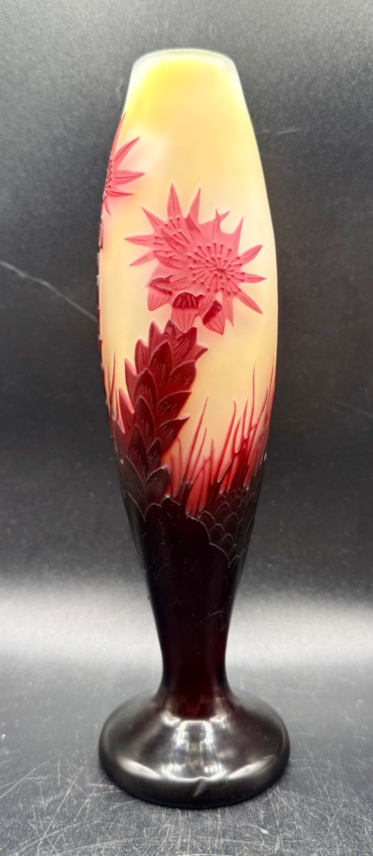 émile Gallé, Nancy—art Nouveau-era Vase—rare Design-photo-2