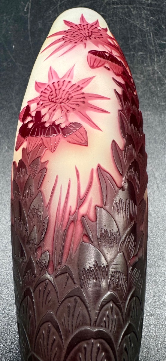 émile Gallé, Nancy—art Nouveau-era Vase—rare Design-photo-5