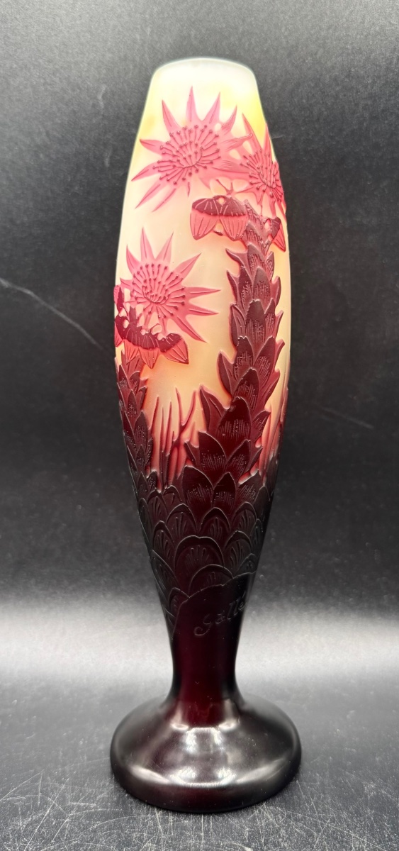 émile Gallé, Nancy—art Nouveau-era Vase—rare Design