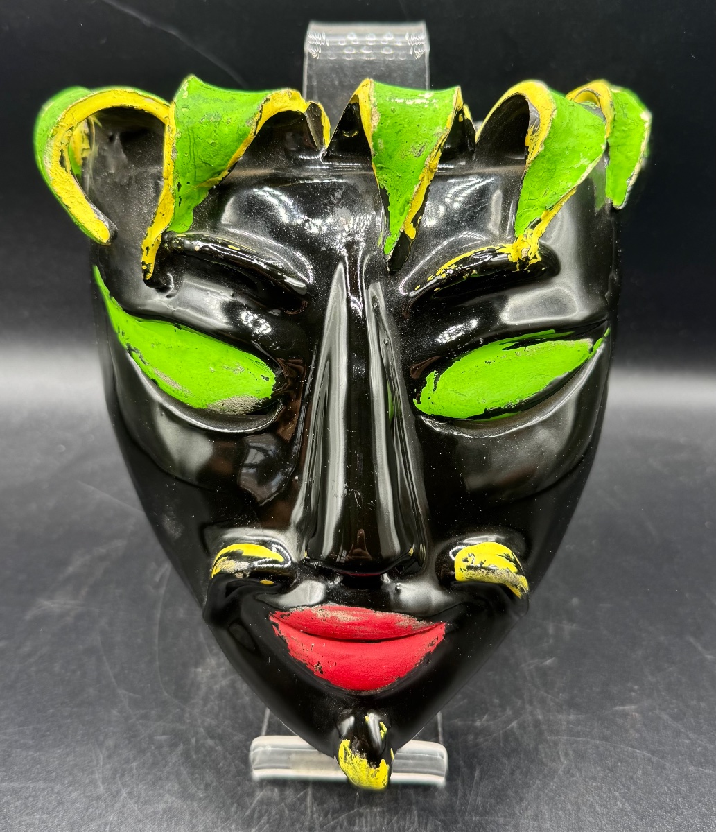 Colette Gueden - Ceramic Mask, 1950s Design-photo-2