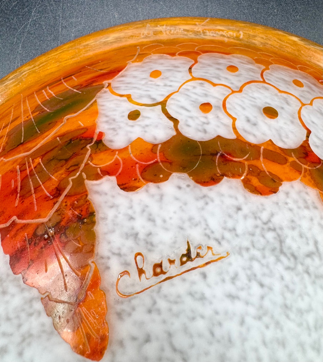 Charder - Le Verre Français - Multi-layered Glass Basin With Acid-etched Design-photo-3