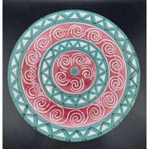 Robert Picault, Vallauris—glazed Ceramic Dish, Circa 1950–60