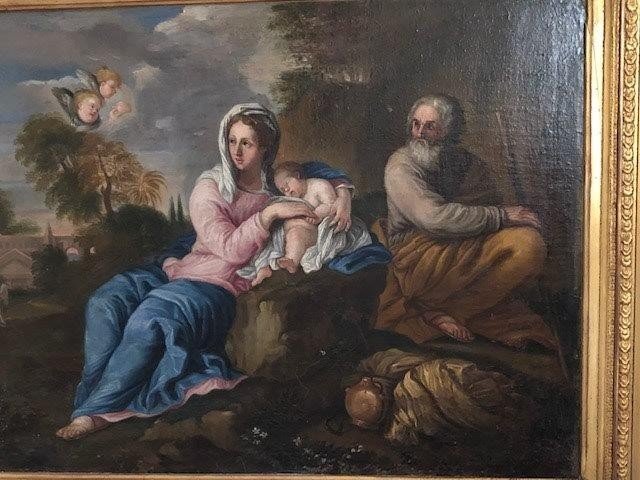 Oil Painting On Canvas "flight Into Egypt-photo-6