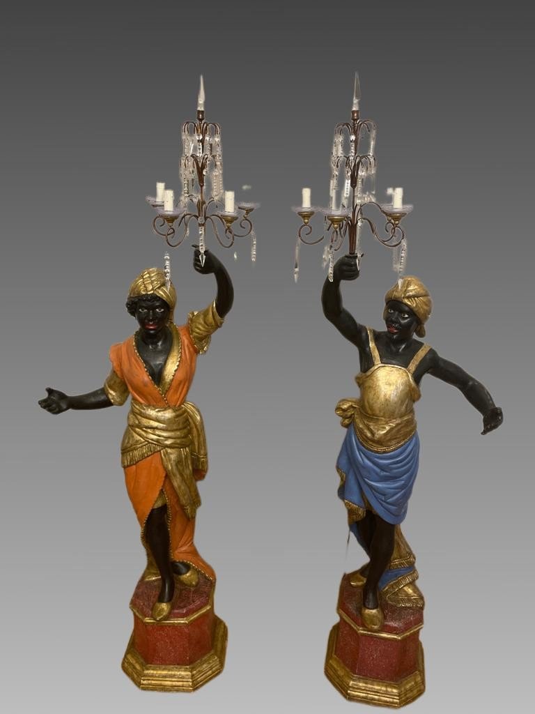 Pair Of Sculptures