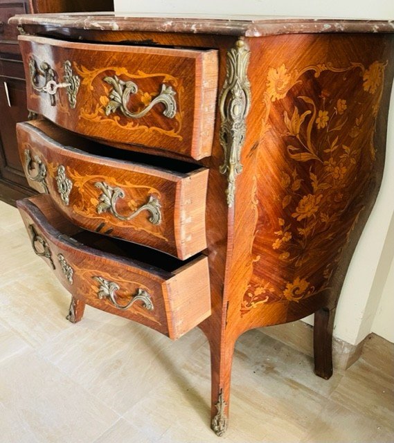 Commode en marqueterie -photo-1