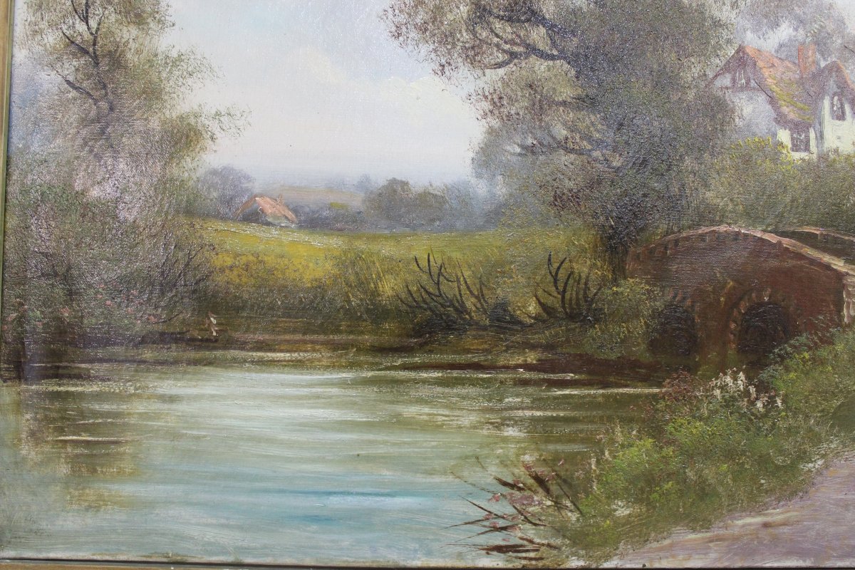 Peinture à l'Huile Sur Toile-photo-3