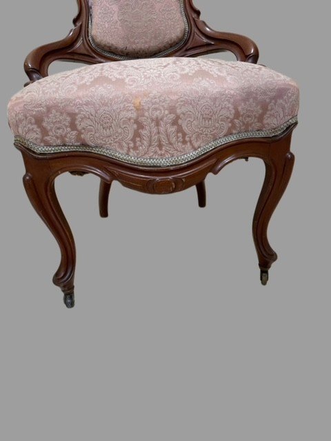Quatre Fauteuils De Salon Louis Philippe-photo-5