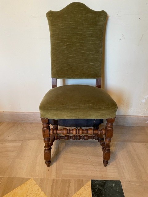 Pair Of Walnut Chairs-photo-3