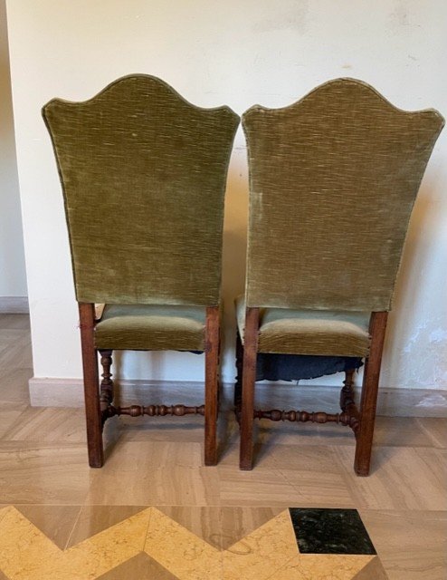 Pair Of Walnut Chairs-photo-6