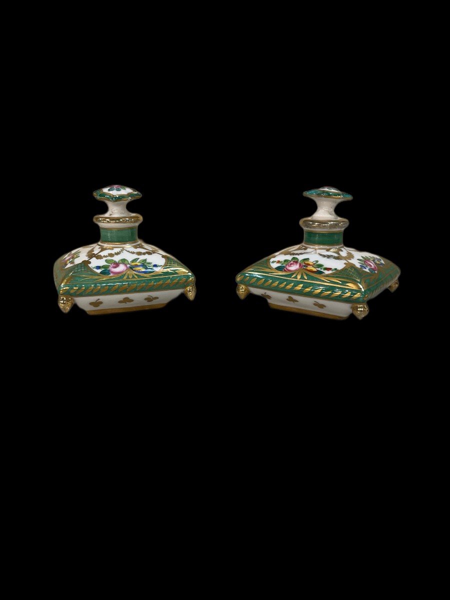 Pair Of Porcelain Perfume Bottles-photo-3