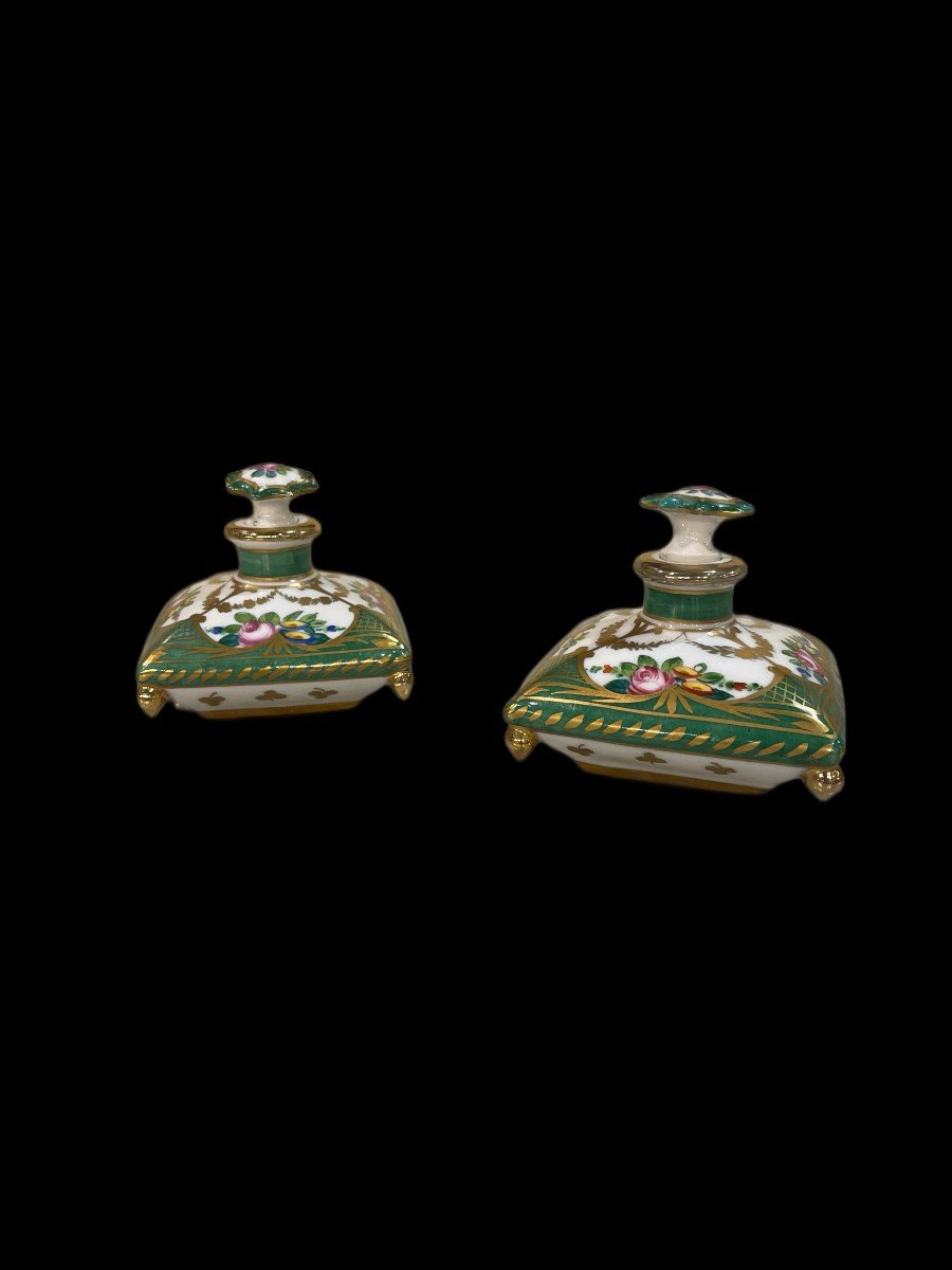 Pair Of Porcelain Perfume Bottles-photo-5