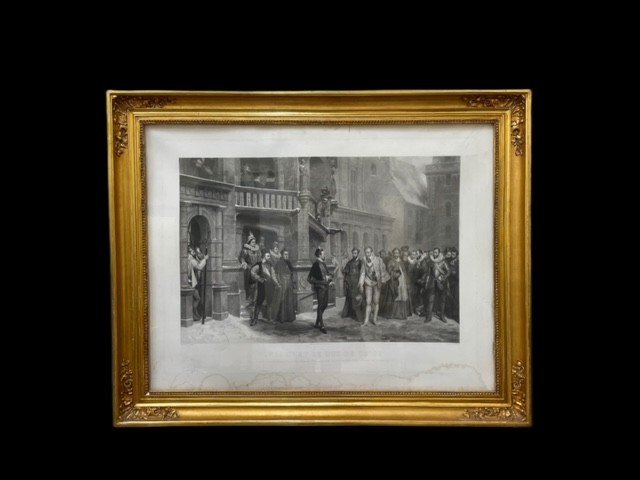 Estampe Française Du 19e Siècle