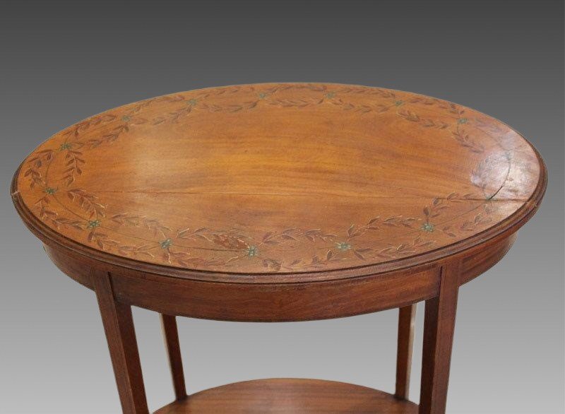 Painted Oval Table-photo-1