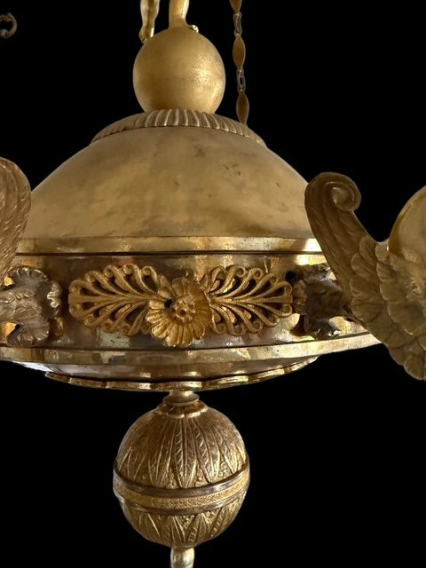 Gilt Bronze Chandelier-photo-2
