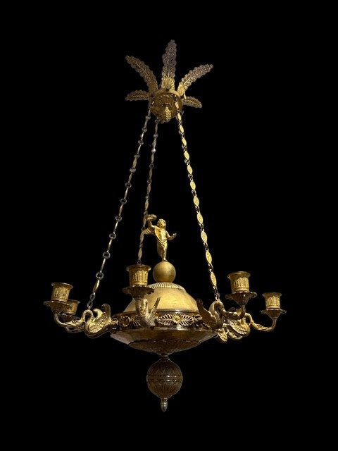 Gilt Bronze Chandelier