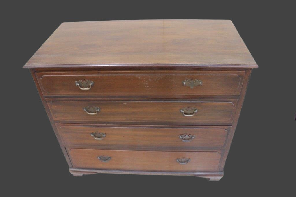 English Mahogany Chest Of Drawers-photo-3