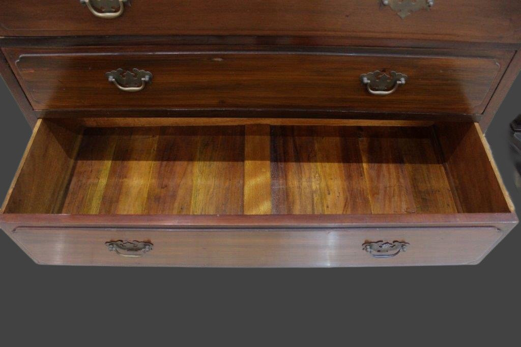 English Mahogany Chest Of Drawers-photo-2