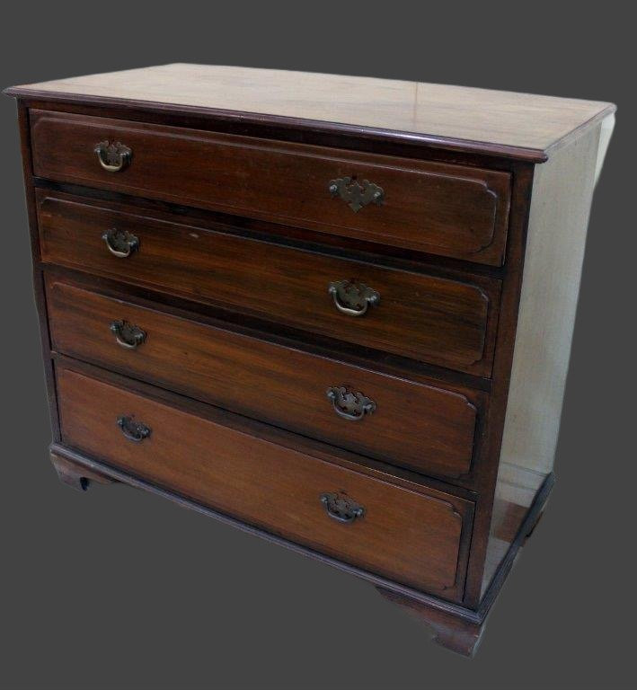 English Mahogany Chest Of Drawers-photo-7