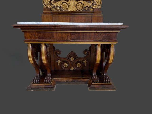 Importante console avec miroir-photo-3
