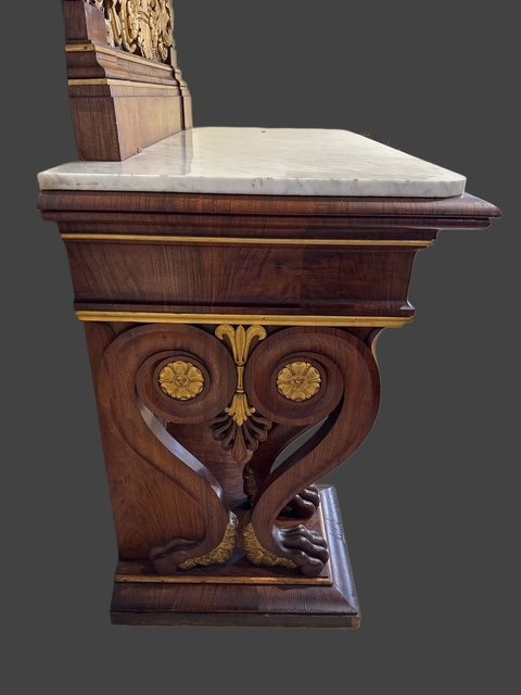 Importante console avec miroir-photo-1