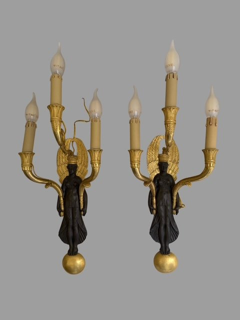 Paire d'appliques empire-photo-3