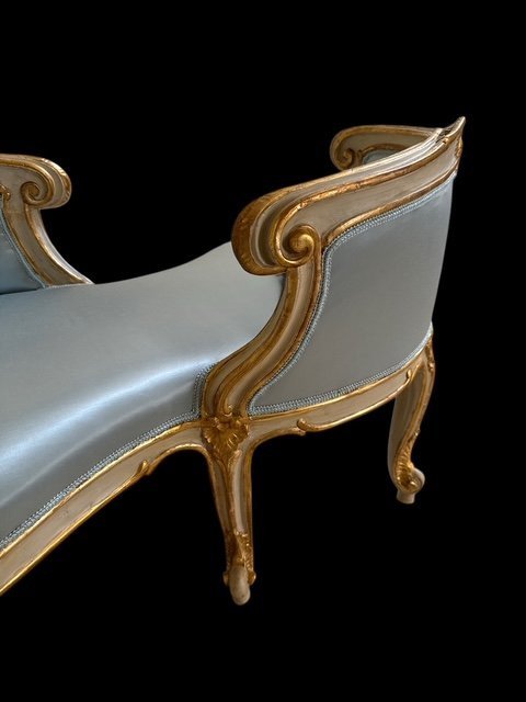 Lacquered And Gilt Sofa-photo-3