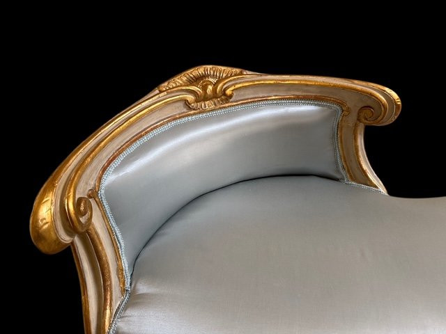 Lacquered And Gilt Sofa-photo-7
