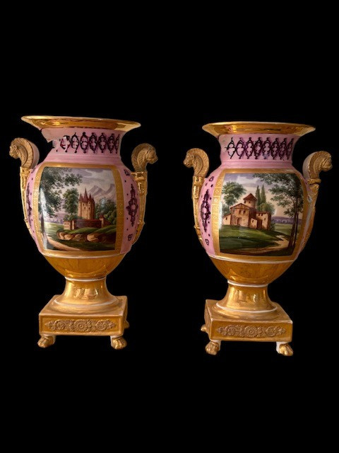 Paire de vases Empire