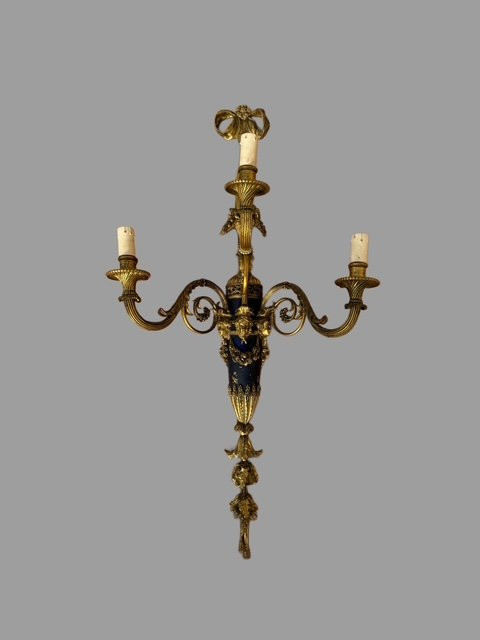 Pair Of Bronze Appliques-photo-3