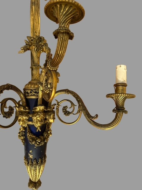 Pair Of Bronze Appliques-photo-5