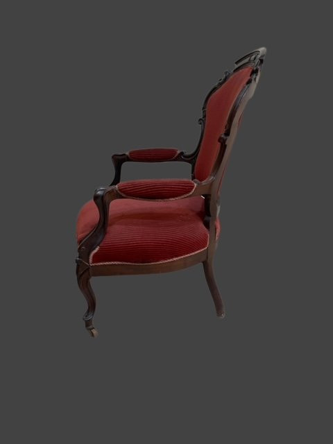 Fauteuil en acajou-photo-2
