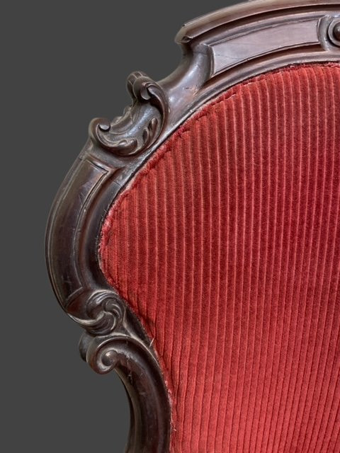 Fauteuil en acajou-photo-5