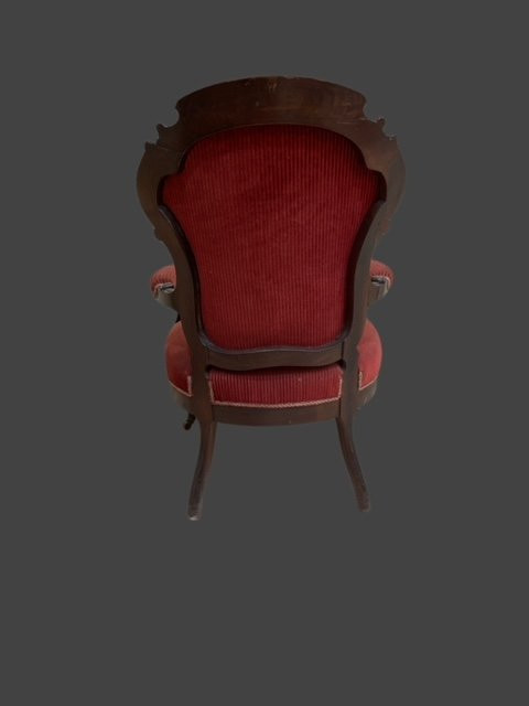 Fauteuil en acajou-photo-6