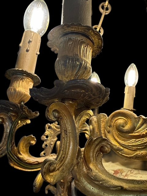Gilt Bronze Chandelier.-photo-4
