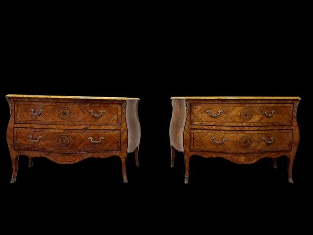 Pair Of Neapolitan Lxv Chests  -photo-2