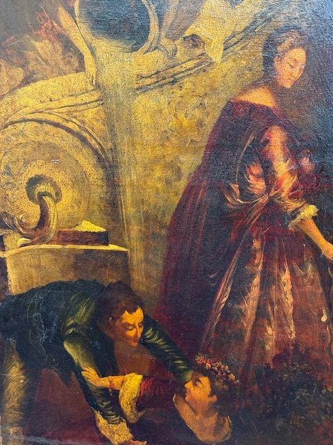 Paravent peint à six panneaux-photo-6