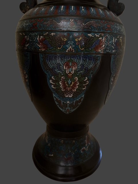 Pair Of Enameled Vases-photo-5