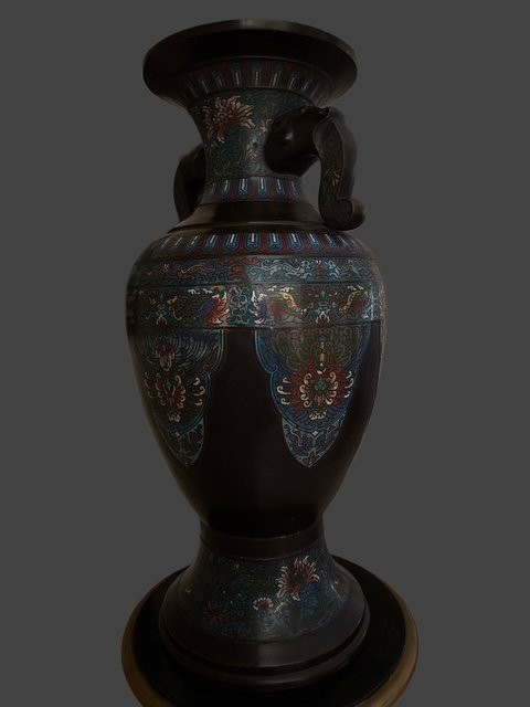 Pair Of Enameled Vases-photo-6