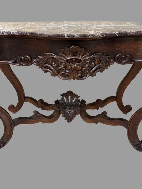 Neapolitan Louis Philippe Console Table-photo-6