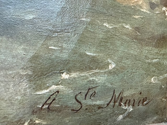 Tabluaux l'Huile Sur panneau-photo-2