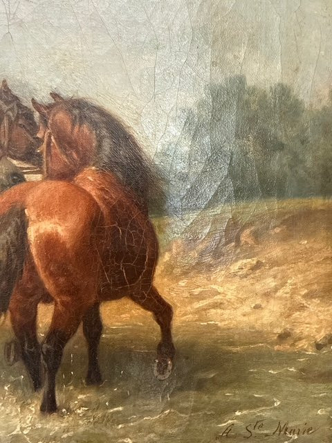 Tabluaux l'Huile Sur panneau-photo-3