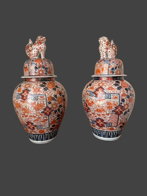Pair Of Porcelain Vases