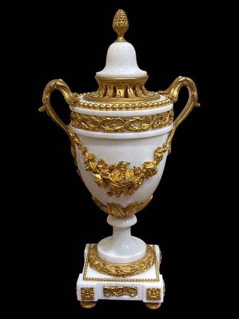 Pair Of Marble Vases -photo-1