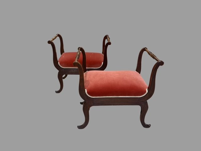 Paire de banquettes-photo-3