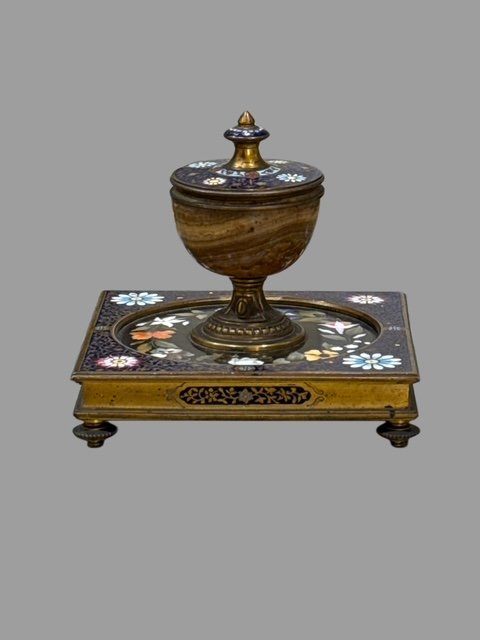 A Pietra Dura  Inkwell -photo-4
