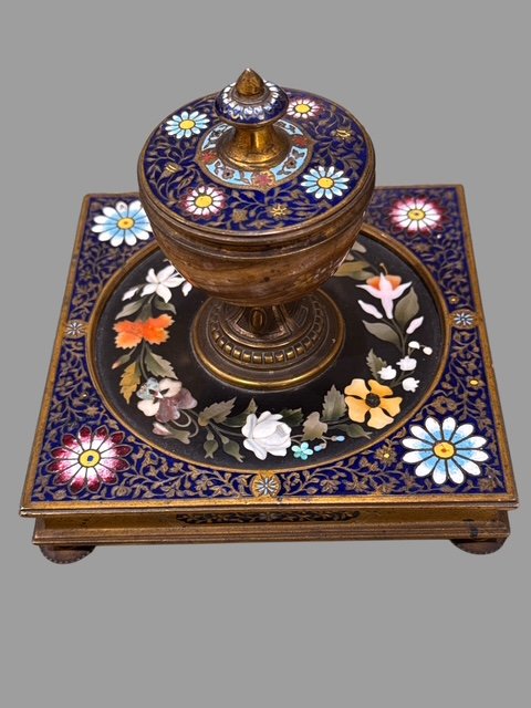 A Pietra Dura  Inkwell -photo-6