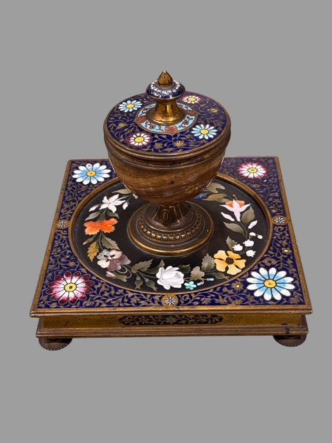A Pietra Dura  Inkwell -photo-8